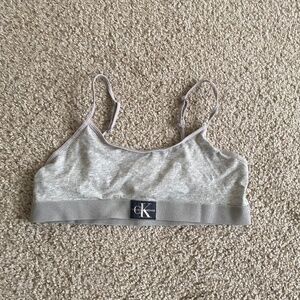 Calvin Klein Kids Grey Bra Size L/G/G 10/12